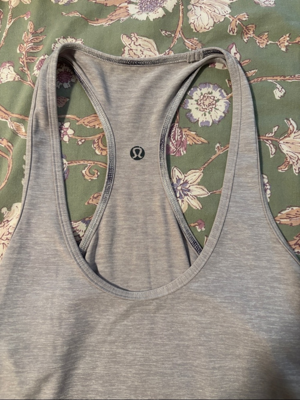 Lululemon Heather Gray Racerback Tank - Picture 2 of 3